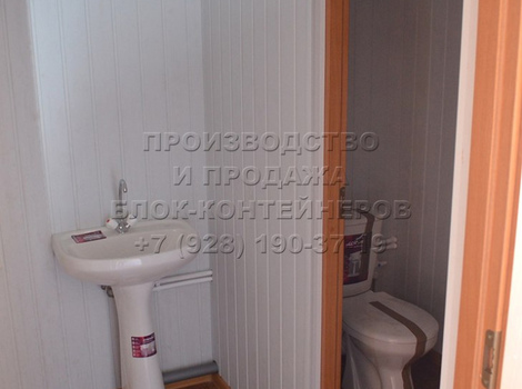 Сантехнический блок-контейнер в Ставрополе, фото №9