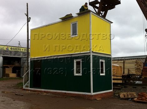 Двухэтажный блок-контейнер в Ставрополе, фото №13